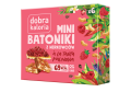 BATONIKI MINI Z NERKOWCÓW A'LA TARTA MALINOWA (6 x 17 g) 102 g - DOBRA KALORIA