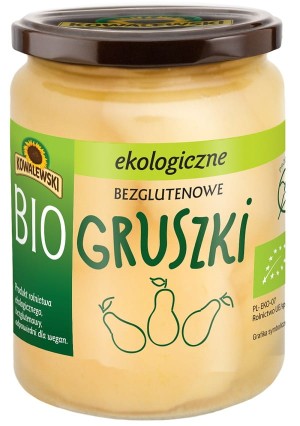 GEMARINEERDE PEREN, GLUTENVRIJ BIO 500 g (300 g) - KOWALEWSKI