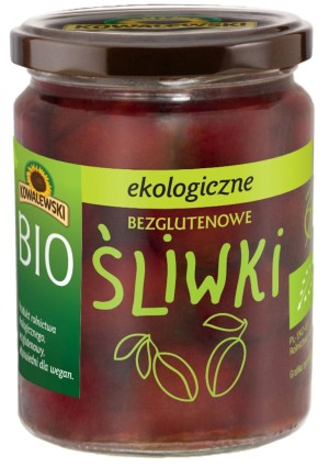 GEMARINEERDE PRUIMEN GLUTENVRIJ BIO 540 ml (280 g) - KOWALEWSKI