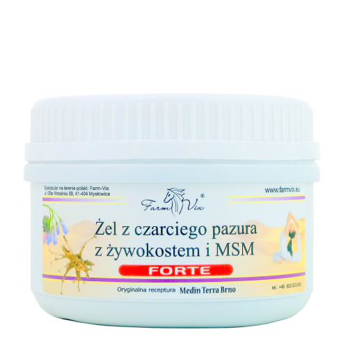 FarmVix Żel z Czarciego Pazura z żywokostem i MSM FORTE 350g