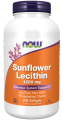 NOW FOODS Sunflower Lecithin 1200mg, 200kaps. - lecytyna słonecznikowa