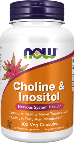Now Foods Cholina i Inozytol 500 mg 100 kapsułek