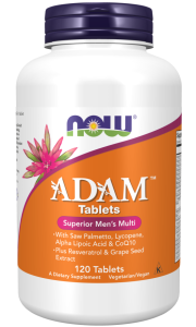 NOW FOODS ADAM - Multi-Vitamin for Men 120 tabl.