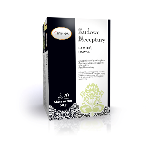 Mirlek Ludowe Receptury Pamięć Umysł 20 Sasz.
