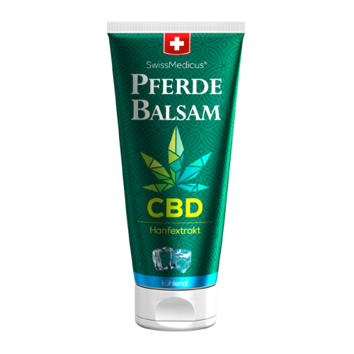 SWISSMEDICUS Pferdebalsam z CBD chłodzący 200ml