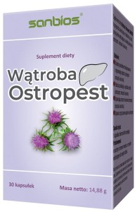 Sanbios Wątroba Ostropest 30 kap
