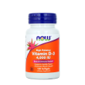 NOW FOODS Witamina D3 4000 IU (120 kaps.)