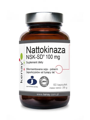 Gefermenteerde sojabonen Nattokinase NSK-SD 100 mg 60 kenayAG-capsules