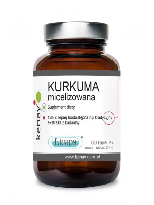 KENAY Kurkuma micelizowana 60kaps. Licaps