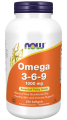 NOW FOODS Omega 3-6-9 1000mg, 250sgels.