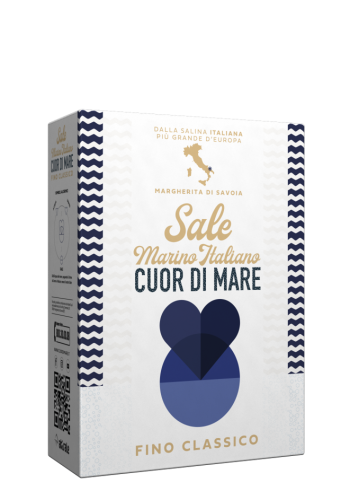 Sól morska drobnoziarnista niejodowana  "Coud di Mare" Włoska 1kg ATISALE