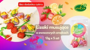 Aka Lizaki Musujące o smaku owocowym 5x13 g