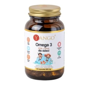 YANGO Omega 3 dla dzieci EPA + DHA (60 kaps.)
