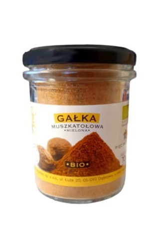 GAŁKA MUSZKATOŁOWA MIELONA BEZGLUTENOWA BIO 70 g - PIĘĆ PRZEMIAN