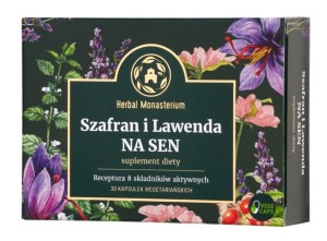 Herbal Monasterium Szafran i Lawenda Na Sen 30 k