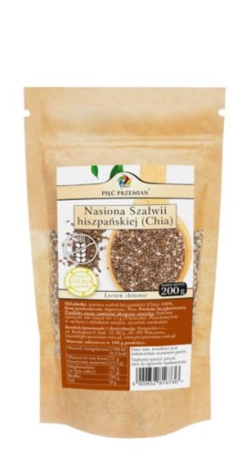 Pięć Przemian Nasiona Chia 200 g