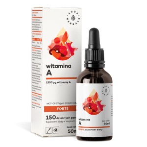 Vitamine A Forte 1500 µg 150 porties 50 ml AURA HERBALS