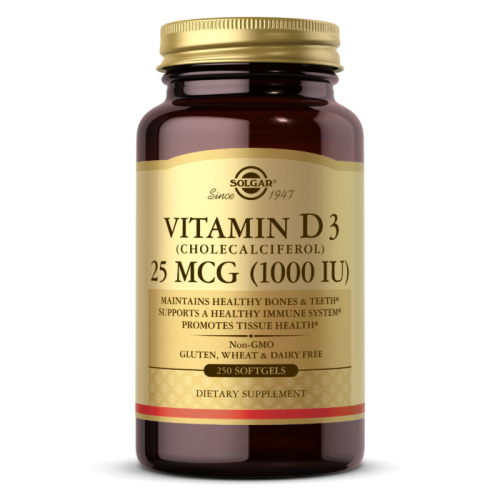Witamina D3 1000 IU 25 mcg (250 kaps.)