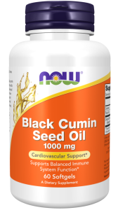 NOW FOODS Black Cumin Seed Oil - Czarnuszka (60 kaps.)