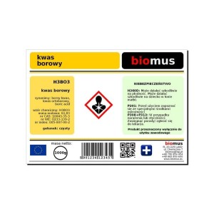 Acide borique Acide borique 800g BIOMUS