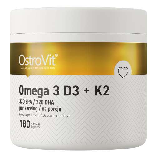 OSTROVIT Omega 3 D3+K2 (180 kaps.)