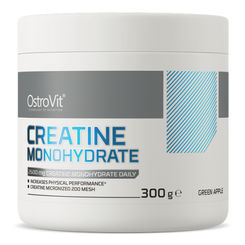 OSTROVIT Monohydrat Kreatyny - smak zielonego jabłka (300 g)