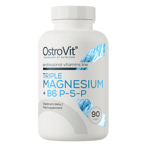 OSTROVIT Triple Magnesium + B6 P-5-P (90 kaps.)