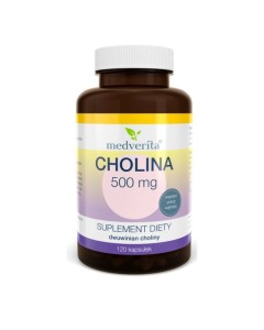 Medverita Cholina 500 mg 120 kapsułek
