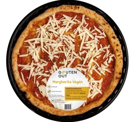 PIZZA MARGHERITA WEGAŃSKA BEZGLUTENOWA 300 g - GLUTEN OUT