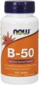Vitamin B50 Komplex von Vitaminen B 100 Tabletten NOW FOODS