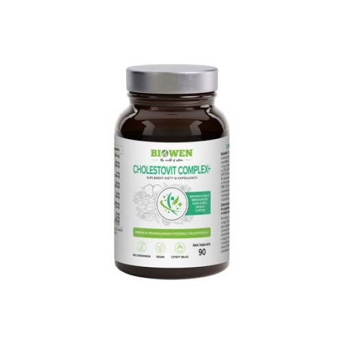 KAPSUŁKI NA PRAWIDŁOWY POZIOM CHOLESTEROLU CHOLESTOVIT COMPLEX+ 90 szt. - HEMPKING (BIOWEN)