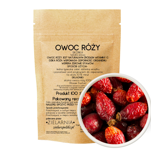 Dzika róża skórka 50g ZIELARZPOLSKI.PL