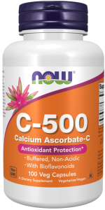 NOW FOODS Witamina C 500 mg Buforowana (250 kaps.)