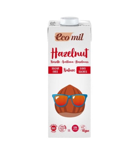 Hazelnootdrank zonder suiker BIO 1 l Ecomil