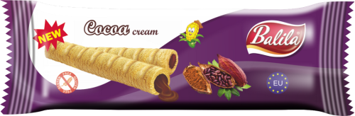 RURKI KUKURYDZIANE Z KREMEM KAKAOWYM BEZGLUTENOWE 18 g - BALILA