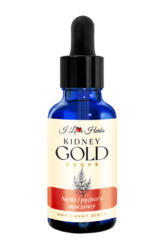 I LOVE HERRBS - KIDNEY Gold Drops NERKI I PĘCHERZ MOCZOWY (50 ml)