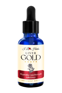 I LOVE HERRBS - LIVER Gold Drops WĄTROBA I PĘCHERZYK ŻÓŁCIOWY (50 ml)
