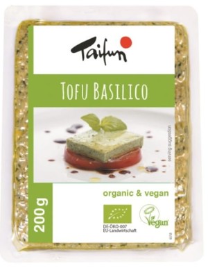 Tofu with basil BIO 200 g Taifun