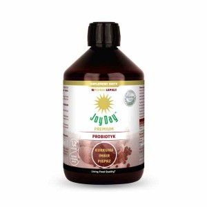 Voedingssupplement concentraat van probiotische drank kurkuma gember peper Bio 500 ml - Joy Day