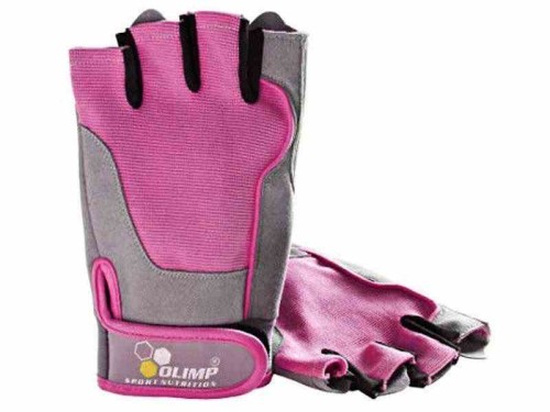 Olimp Rękawice treningowe Fitness One Pink S