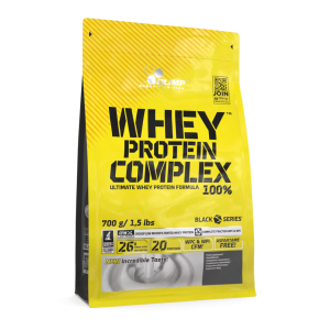 Olimp Whey Protein Complex 100% 0,7kg o smaku białej czekolady z maliną