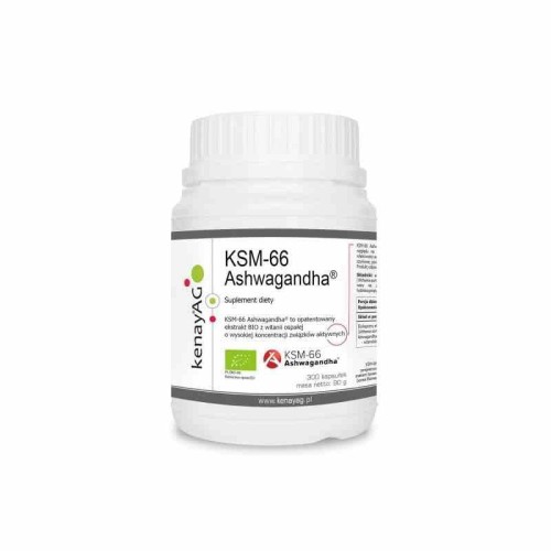 Kenay Ashwagandha KSM-66 BIO 300 kapsułek