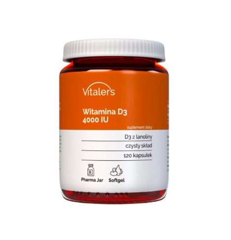 Vitaler's Witamina D3 4000 IU 120 kapsułek