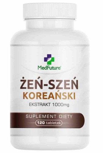 MedFuture Żeń-szeń koreański 1000mg 120 tabletek