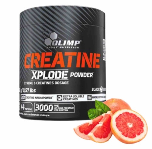 Olimp Creatine Xplode Powder 260g o smaku grejpfrutowym