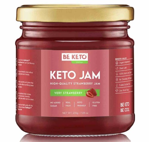 BeKeto Keto Dżem Bardzo truskawkowy 200g
