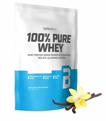 BioTech USA 100% Pure Whey 1000g o smaku waniliowym