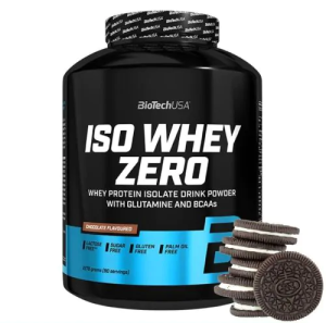 BioTech USA Iso Whey 2270g bez laktozy o smaku ciasteczkowym