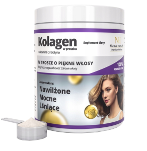 Noble Health Kolagen + witamina C i biotyna w proszku 100g