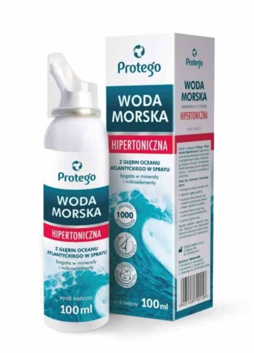 Protego Woda Morska Hipertoniczna BOV 100 ml spray do nosa
